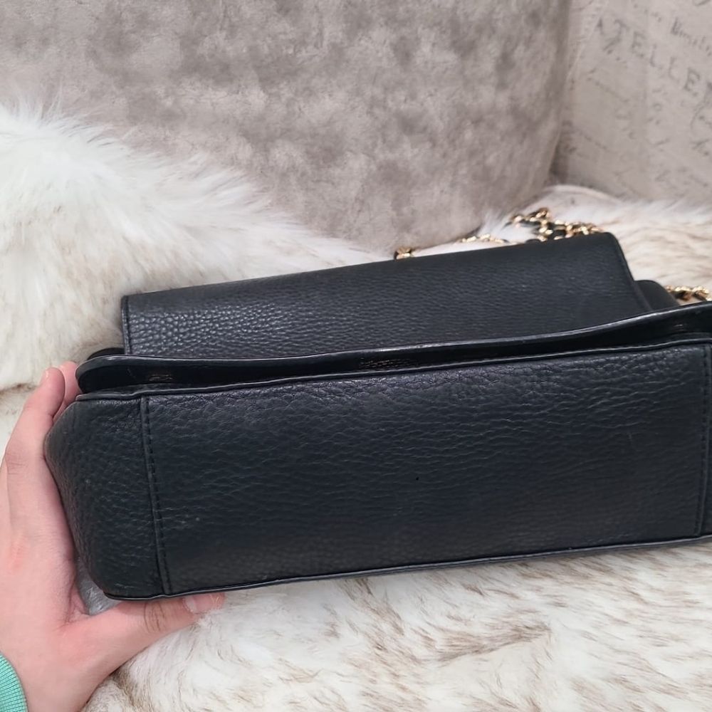 Authentic Black Tory Burch Adjustable Shoulder Bag - image 3